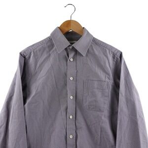Taylor Stitch Mens Button Down Shirt Long Sleeve Micro Dot Casual Dress Size 38